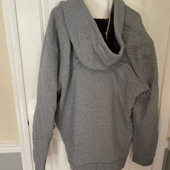 Smith & Eagle Gray Zip Up Hoodie, with Pockets Size 2XLT - Picture 3 of 3